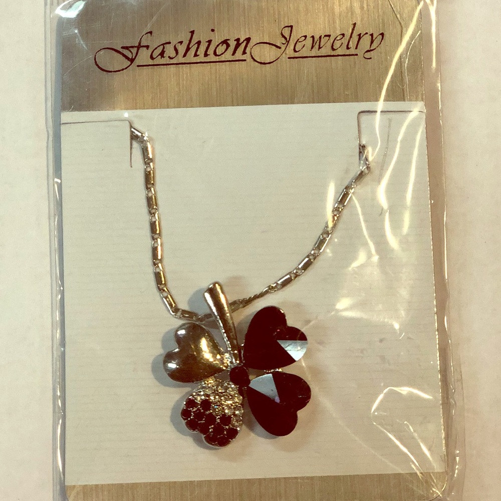 Brand new necklace dark purple